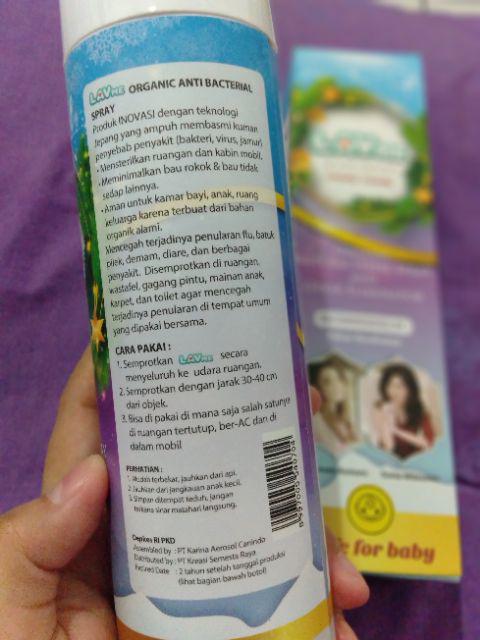 Lavme Anti Virus Bacterial & Odor Eliminator (pengiriman Khusus Pulau Jawa)