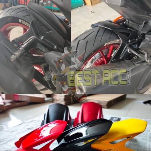 OTOMOTIF AKSESORIS MOTOR SPAKBOR KOLONG BELAKANG YAMAHA AEROX 155 LEXI 125 MODEL NEMO WARNA