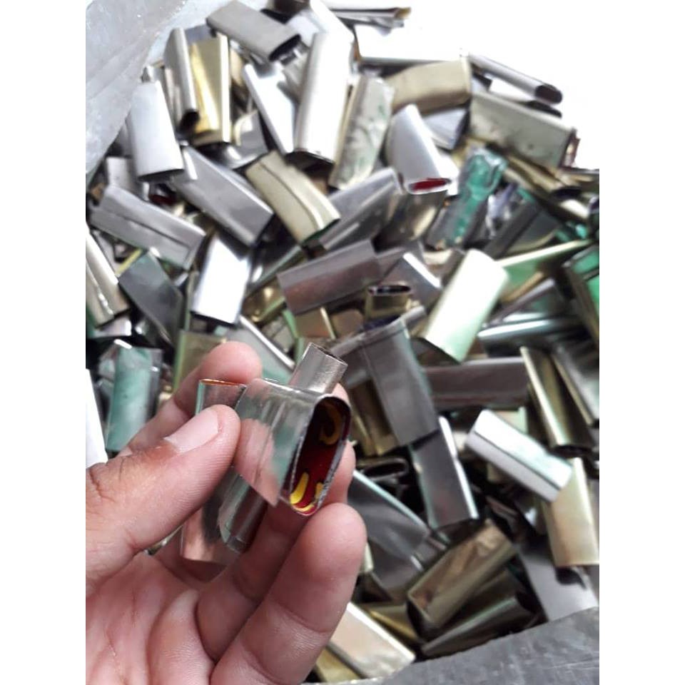 plat klem tali strapping band clamp packing strap double flip Shopee