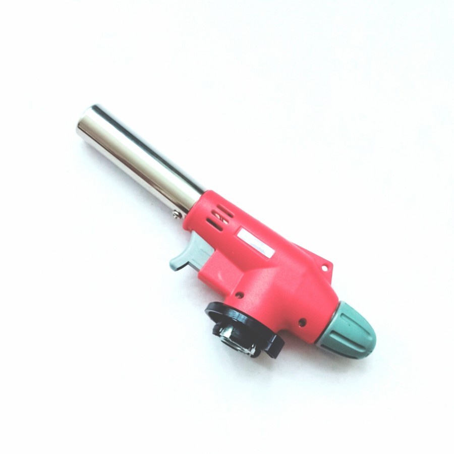 *COD* Kepala Gas Torch kaleng tabung Portable Flame Gun Las api Pemantik