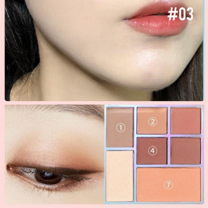 Medan Termurah Eyeshadow Palet 7 Warna Terlaris Eyeshadow 7 Colors LAMEILA