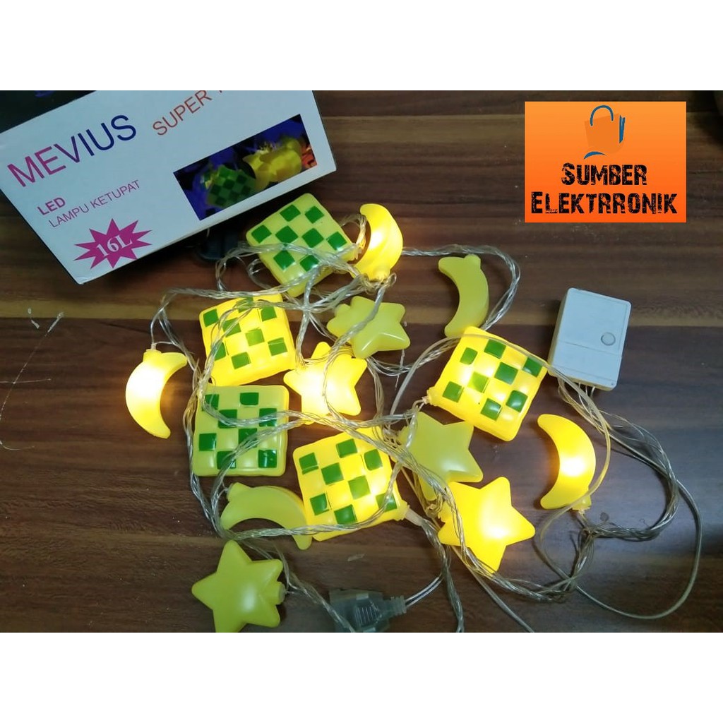 Lampu hias lebaran lampu hias bentuk ketupat bintang bulan LAMPU Gantung MEVIUS Free Bubble