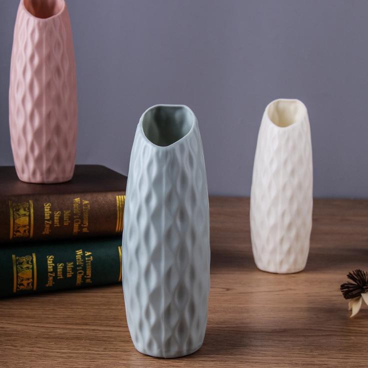 MALL  Pot Bunga Murah Plastik Artificial Mawar Krisan Dandelion Edelweis Lavender Seruni Tanaman Hia