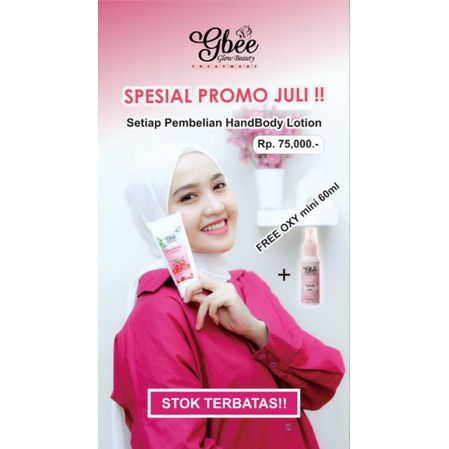 ( TERMURAH) Eceran / Satuan gbee GLOW BEAUTY Skincare Herbal / Cream pemutih wajah-Handbody gbee