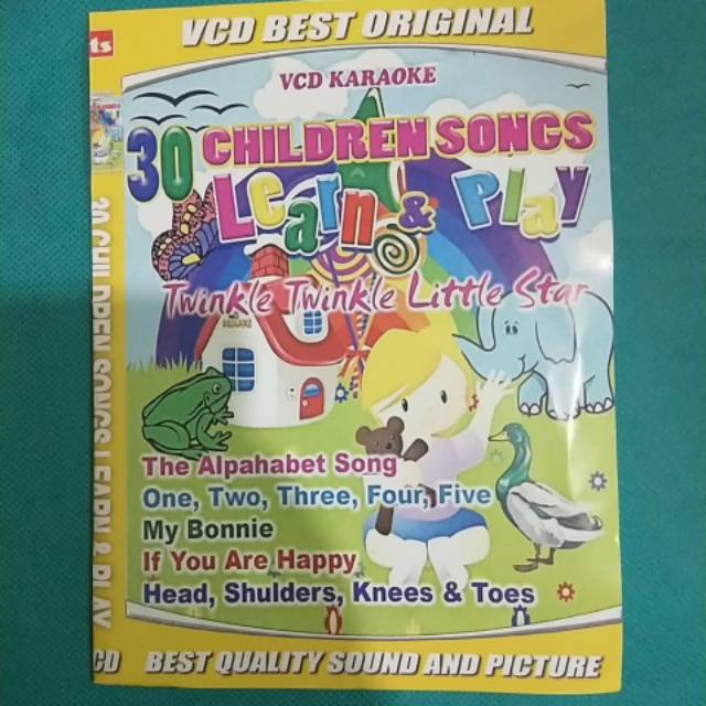 Murah meriah DVD lagu anak children song learn & play