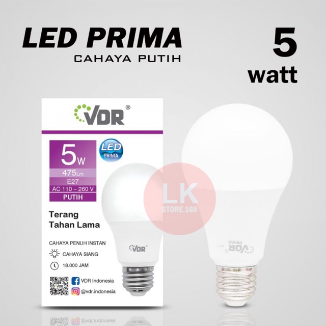 VDR LED PRIMA 5W