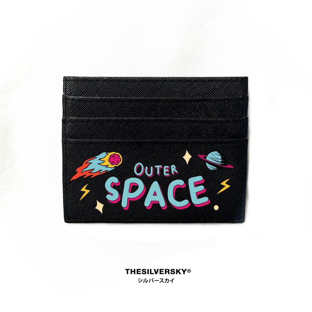 Thesilversky Space Card Holder Dompet Kartu Premium