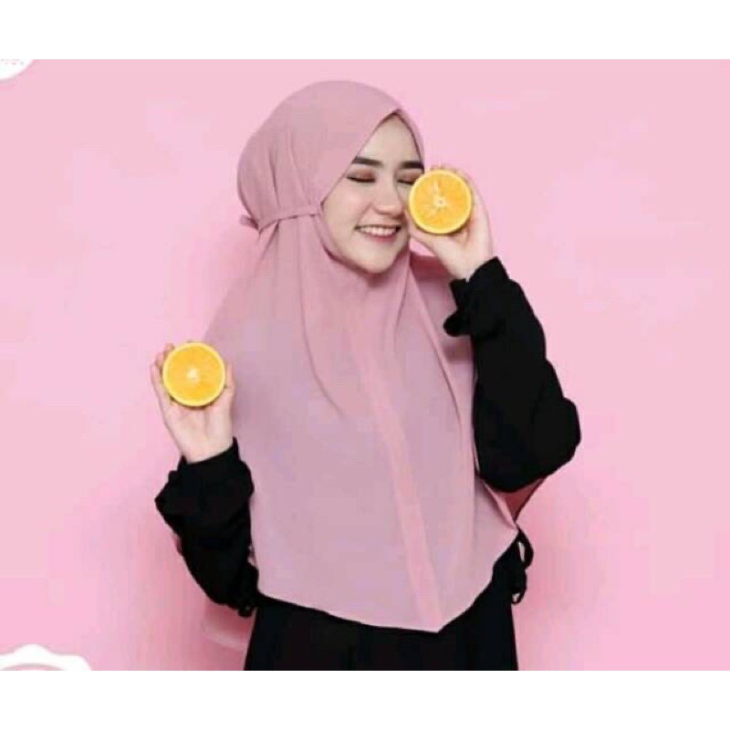 BERGO MARYAM  WOLFIS (L)/KERUDUNG MARYAM/HIJAB MARYAM/JILBAB INSTAN MARYAM-3