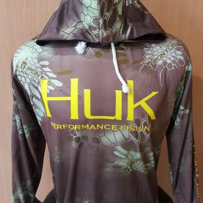 kaos jersey mancing - baju kaos mancing bertopi huk grade ori -gallspt