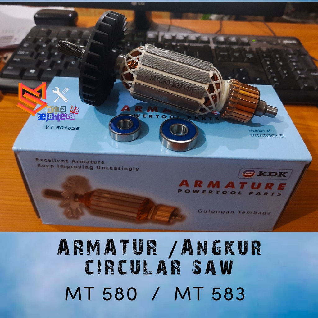 Armature mesin potong kayu MT 580 MAKTEC / Circular MT580 MT 580 583 MT583 YUKIDO