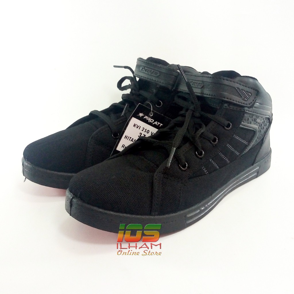 Sepatu Boot Anak Pro ATT KVI 250 VL Size 30-37 Hitam