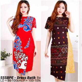DRESS BATIK MOTIF TENUN MODERN TERUSAN WANITA BAJU KERJA DRESS BATIK MOTIF TENUN MODERN TERUSAN WANITA BAJU KERJA