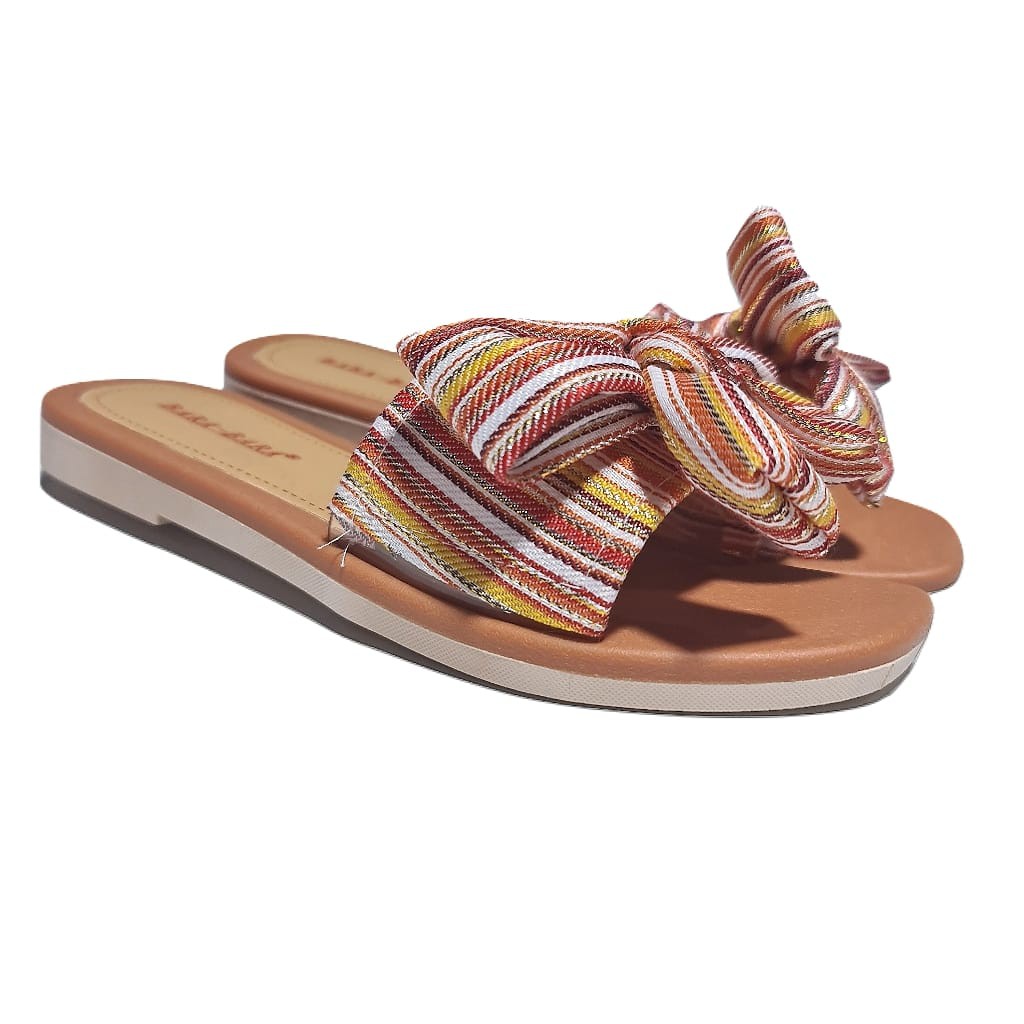 jelly sandal wanita bara bara pita kain sendal cewek selop barabara karet import 1176-47