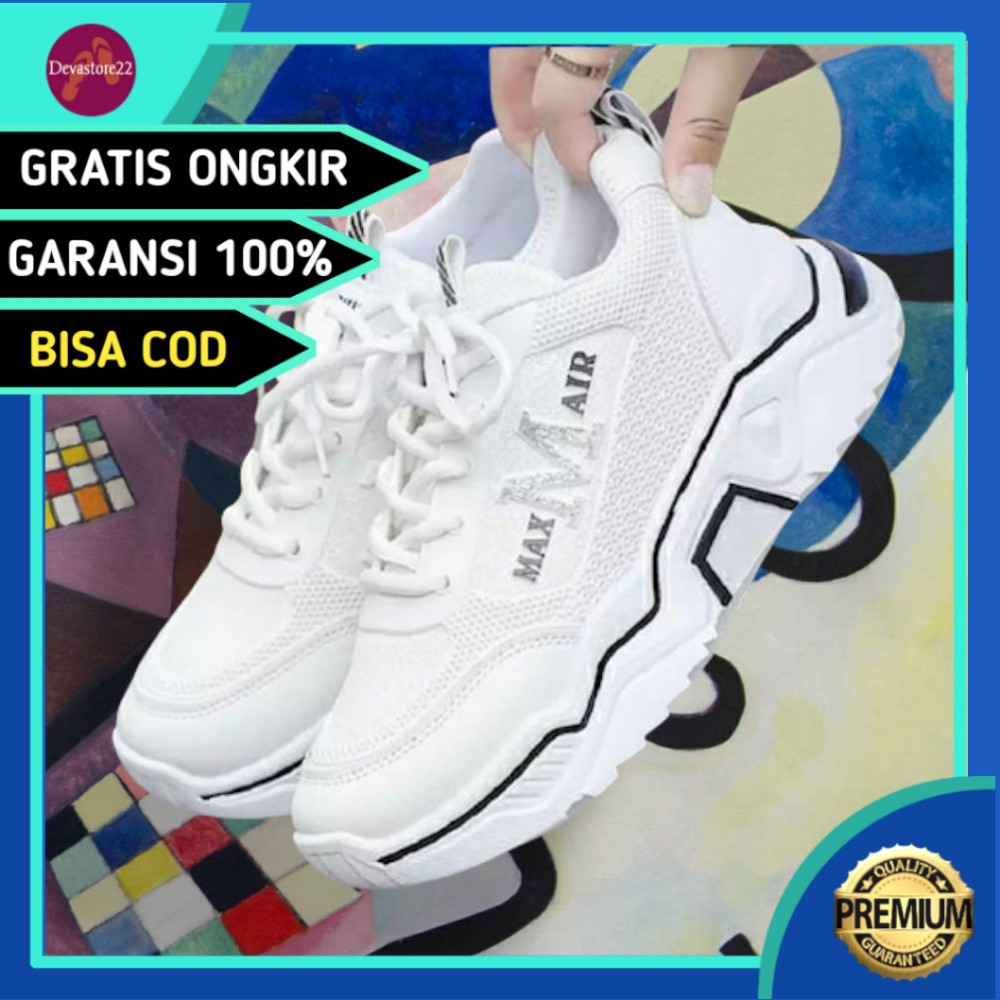 Sepatu Sneaker Wanita Korea  Style Terbaru Ori Kekinian Life Max M Air BG-858