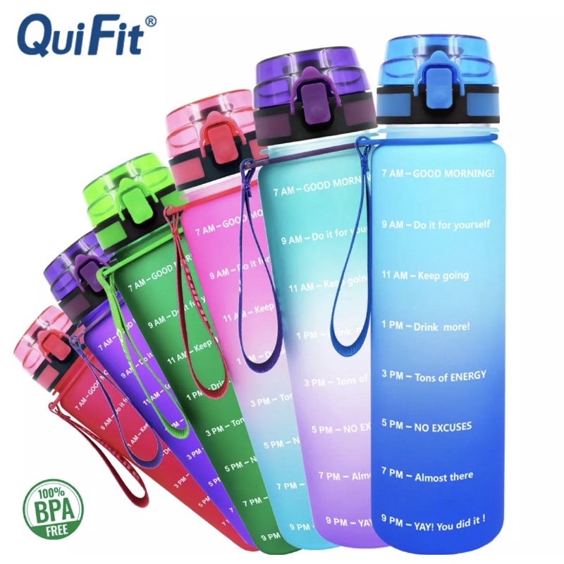 QUIFIT ORIGINAL 1L BPA FREE SOFT COLOUR