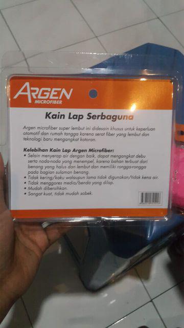 Kain Lap Microfiber 35 X 35 Cm Berwarna Dual Side