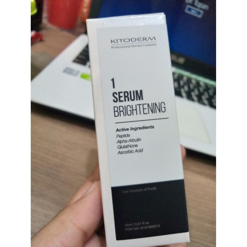 KITODERM SERUM BRIGHTENING 1 | SERUM PENCERAH WAJAH 1 BPOM