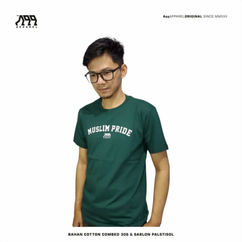 RLY  Kaos Distro Edisi Islami/Desain Muslim/ Muslim Pride/Bahan Cotton Combet