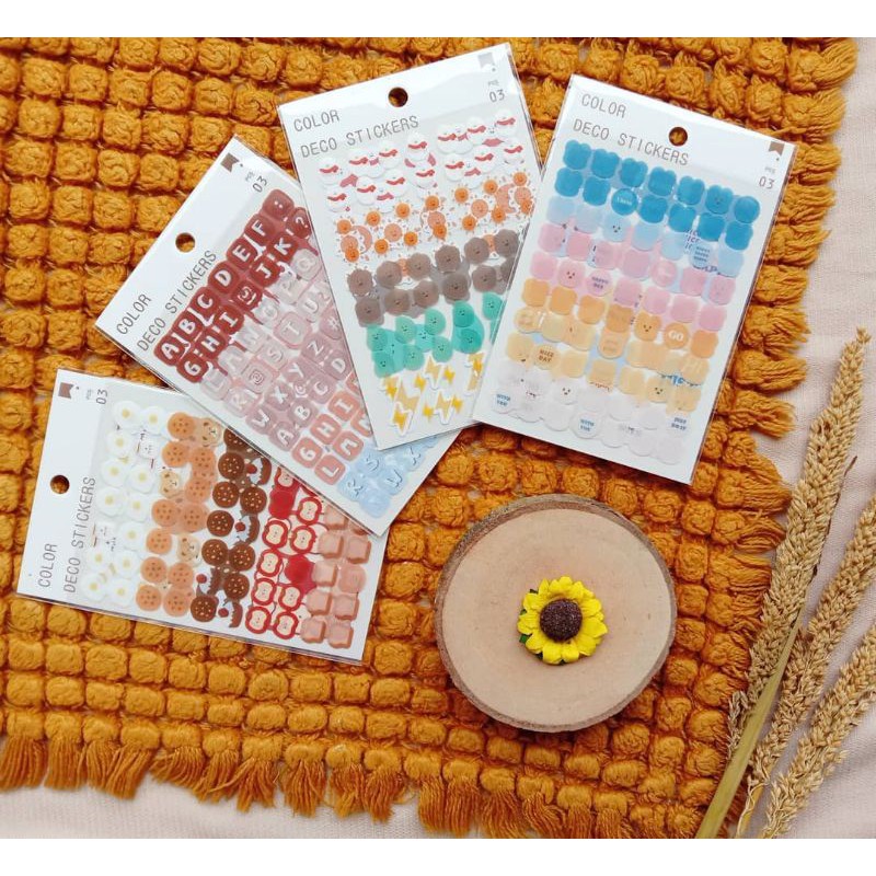 

DECO STICKER SHEET | 3 SHEET PER PACK