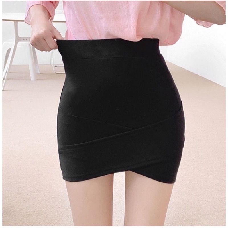 Rok Mini X Skirt bodycone Korean Style