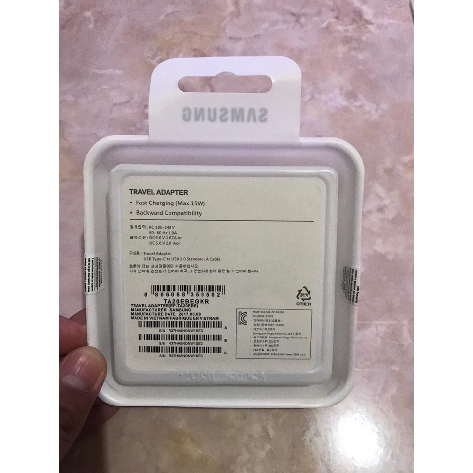 ORIGINAL Fast Charging Samsung S8 2017 Charger Ori Type C Hp A20 A30 A50 M20 Galaxy Note 8 10 20 A3 