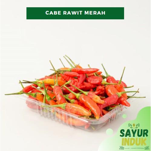 

Sayur Induk - Cabe Rawit Merah 250 Gram Fresh Grade A Red Chili - Sayur Segar Murah