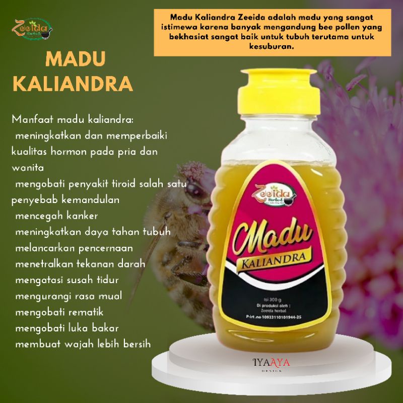 

Madu Kaliandra Zeeida 330ml