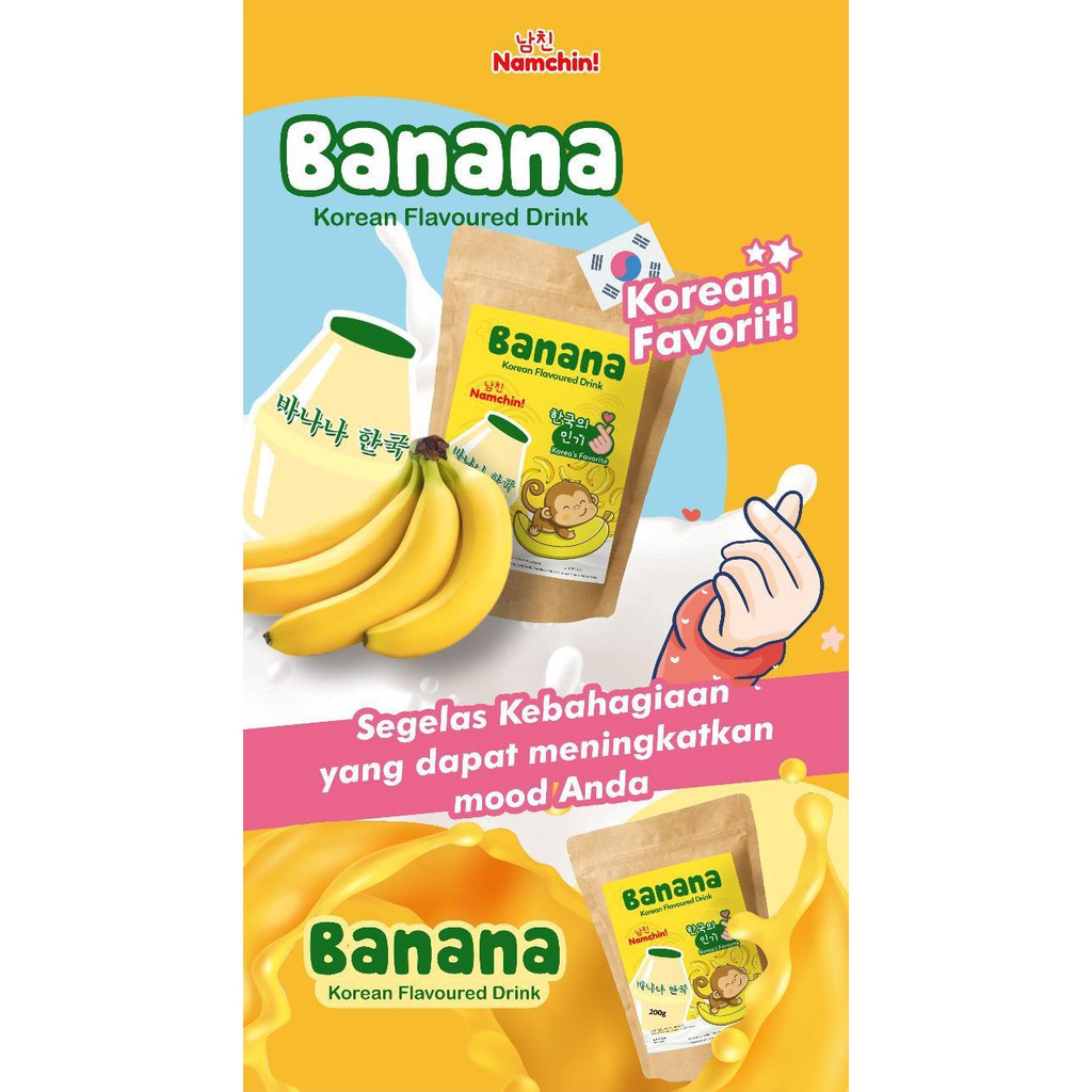 

Banana Milk Instant Susu Pisang Khas Korea