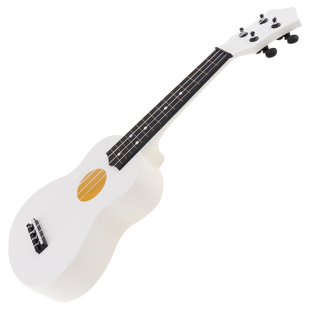 Gitar Ukulele Soprano Hawaii 4 Senar Ukuran 21 Inci Dengan Pick Untuk Anak / Pemula