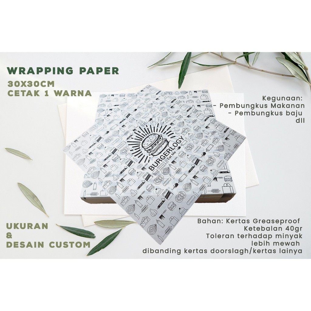 

Wrapping paper 30x30cm, paper wrap