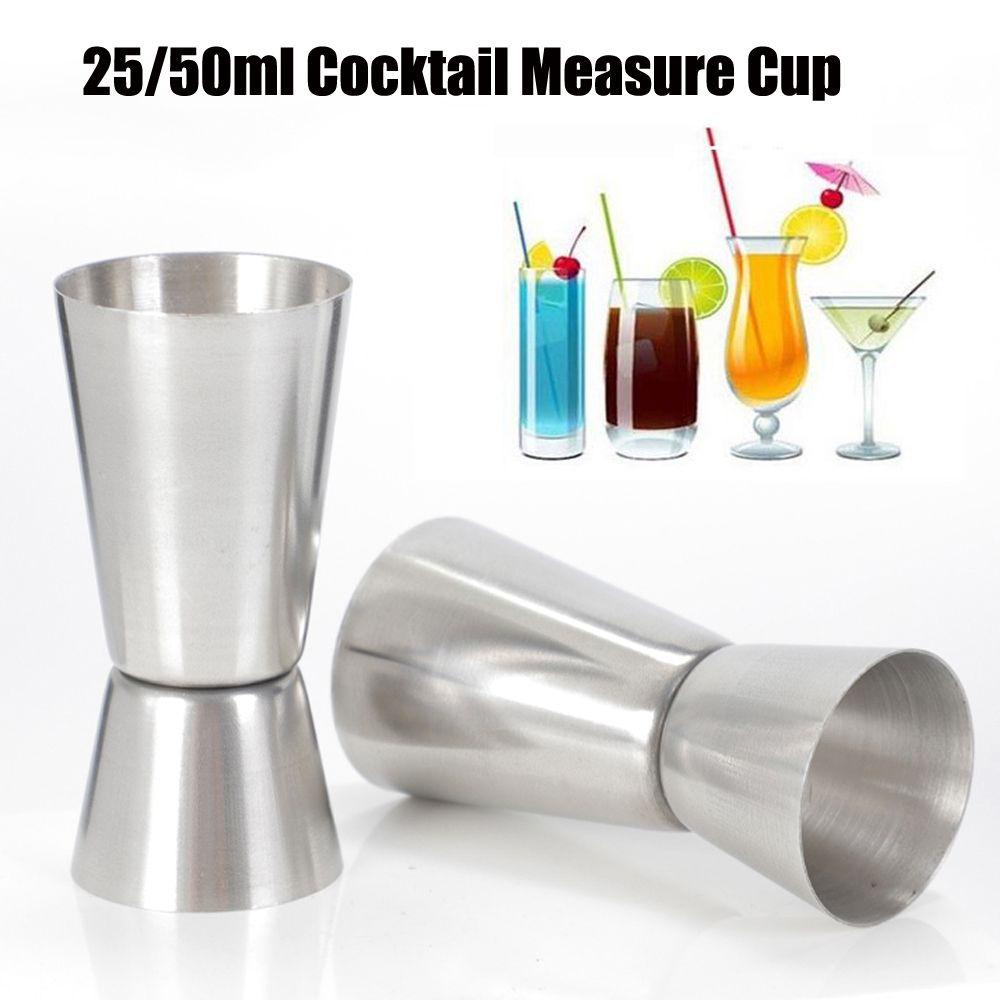 Gelas Ukur Nanas 25/50ml Dual Shot Stainless Steel Gadget Dapur Cocktail Mug