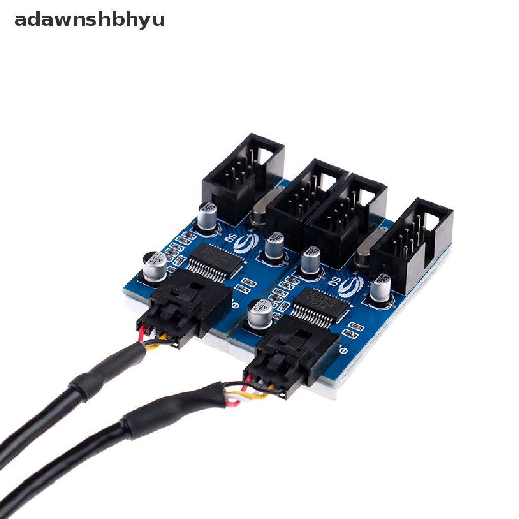 Adawnshbhyu 1Pc 9pin USB header male 1ke4 female extension splitter Kabel 9p multiplier