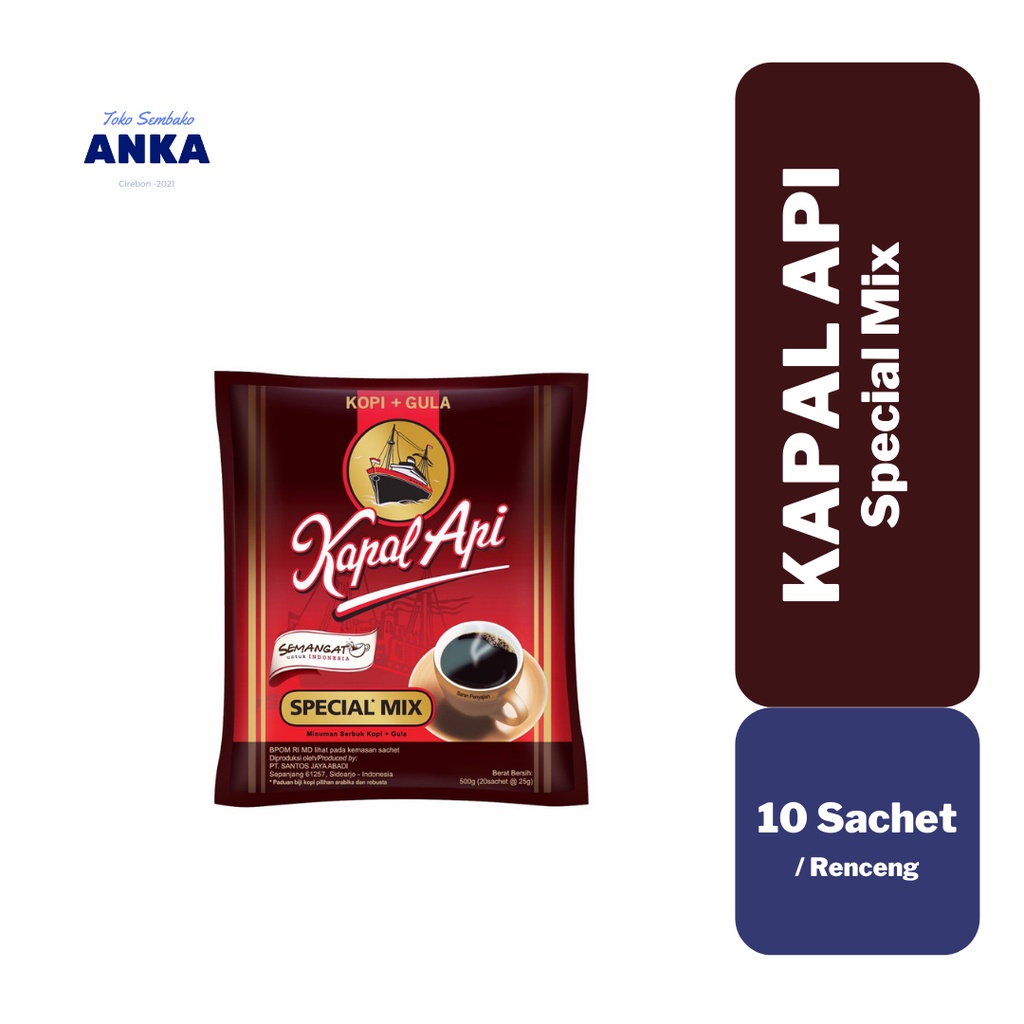 

Kapal Api Special Mix Kopi 24gr x 10