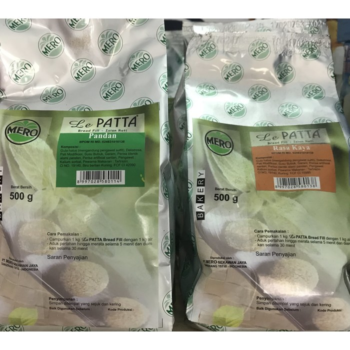 

LEPATTA PANDAN & SRIKAYA