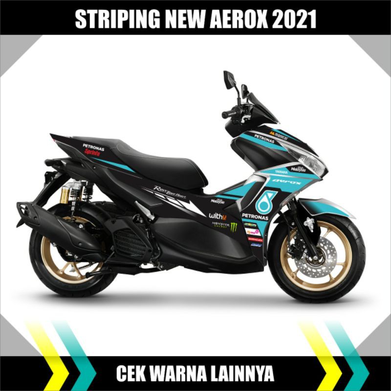 STRIPING STIKER AEROX NEW/ VARIASI PETRONAS