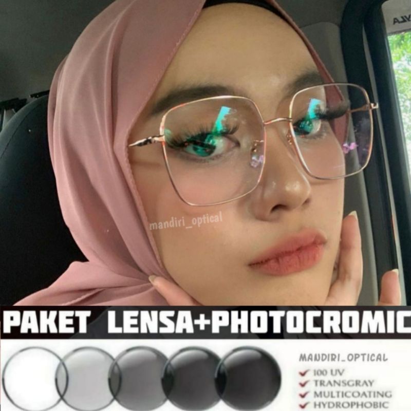 Frame kacamata wanita (paket frame+lensa) | kacamata antiradiasi | GRATIS lensa minus | kacamata Photocromic | kacamata fashion | kacamata kekinian | kacamata murah | kacamata minus | kacamata 0095