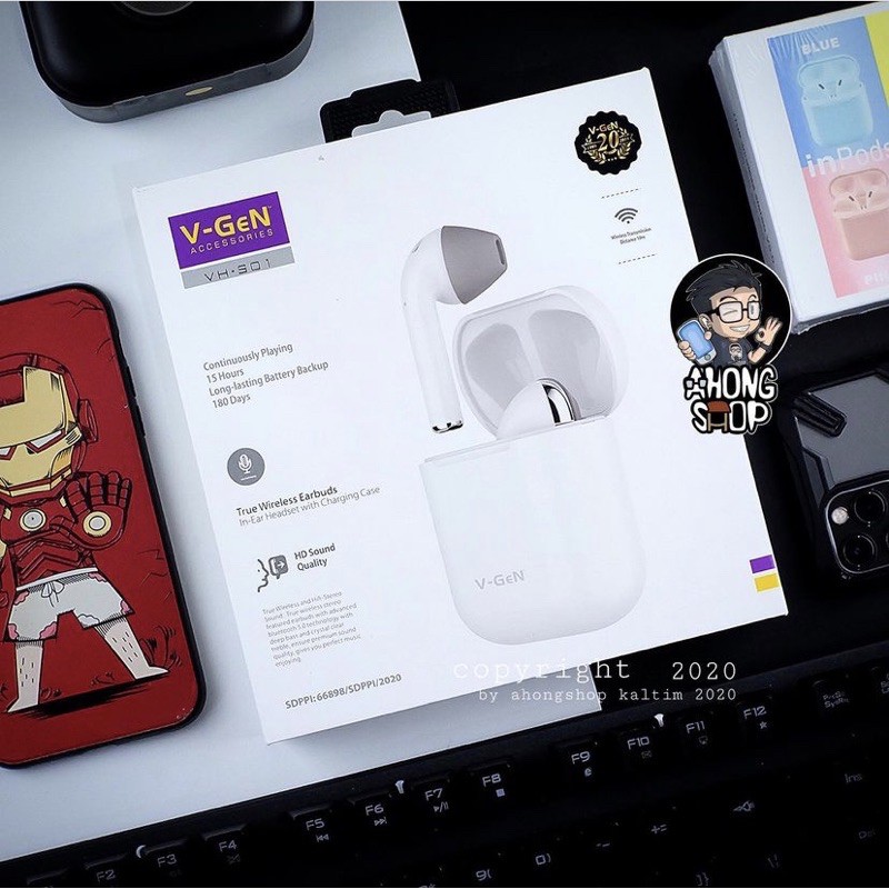 EARPHONE BLUETOOTH TWS V-Gen VH-S01