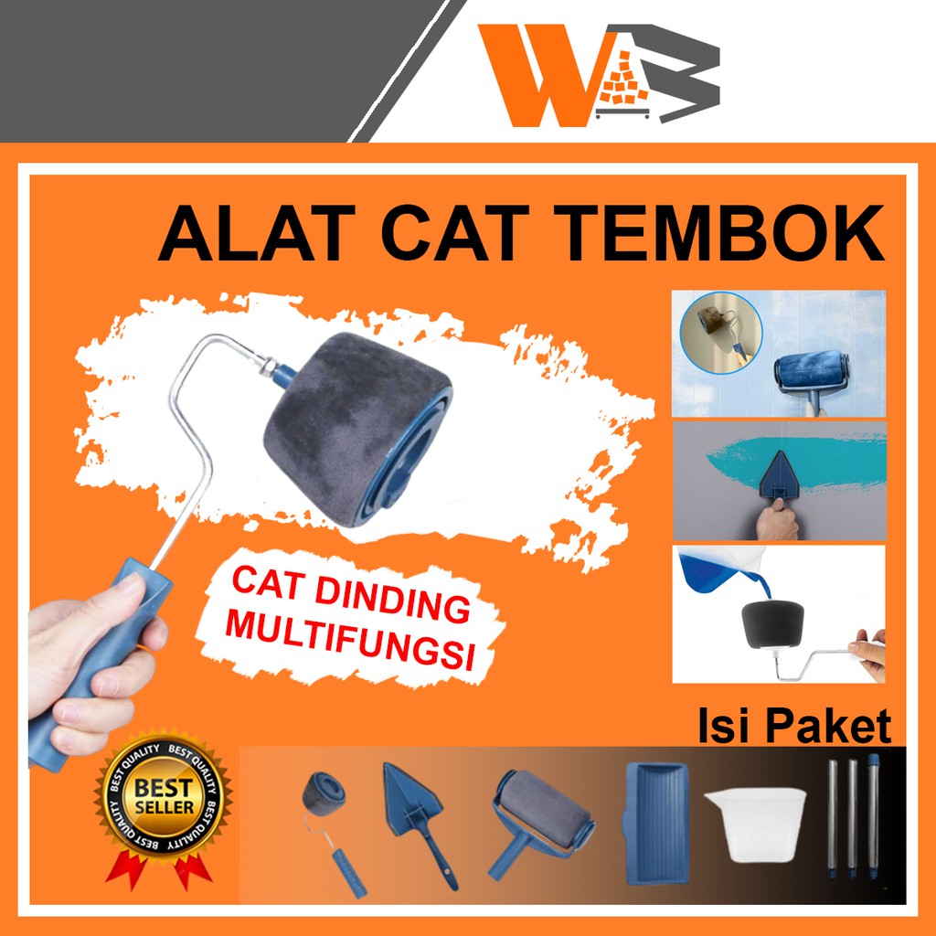 COD Kuas Alat Cat Dinding Tembok Roll Cat Tembok Dinding Rumah Termurah B86