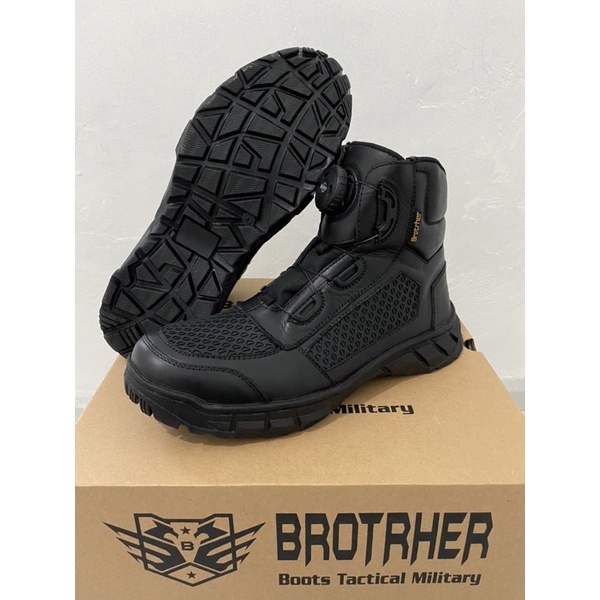 ⭐️⭐️⭐️⭐️⭐️SEPATU PDL PENDEK TALI PUTAR FITGO TAWON MERK BROTRHER KULIT SAPI ASLI