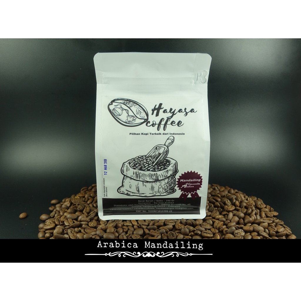 

250gr - Kopi Arabikaa Mandailing Specialty