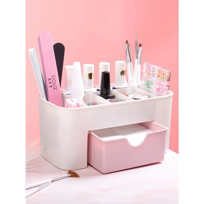 Organizer Box/Rak Kosmetik Plastik/Rak Makeup Plastik/Rak Laci Mini /Cosmetic Case-SC