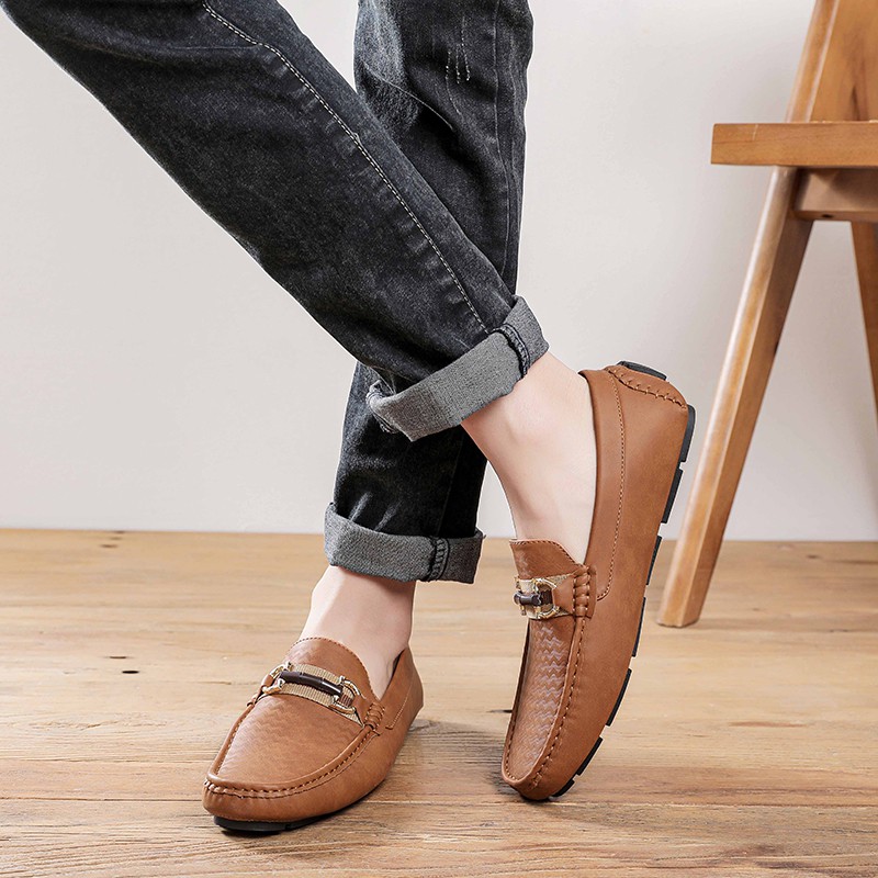 Sepatu Pria Kasual Loafers Sepatu Formal Sepatu Kerja Terbaru Terkini Sepatu Fashion Kuliah Bagus