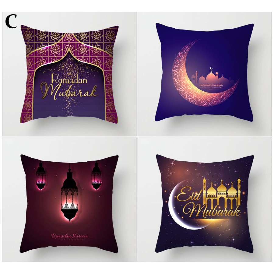 Ramadan Series Pillow Case / Sarung Tutup Bantal Sofa Kain Bludru