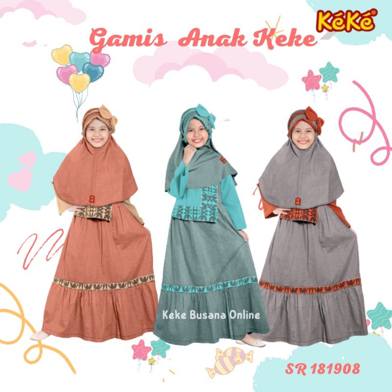 Gamis Anak Keke ~ GM SR 181908 ~