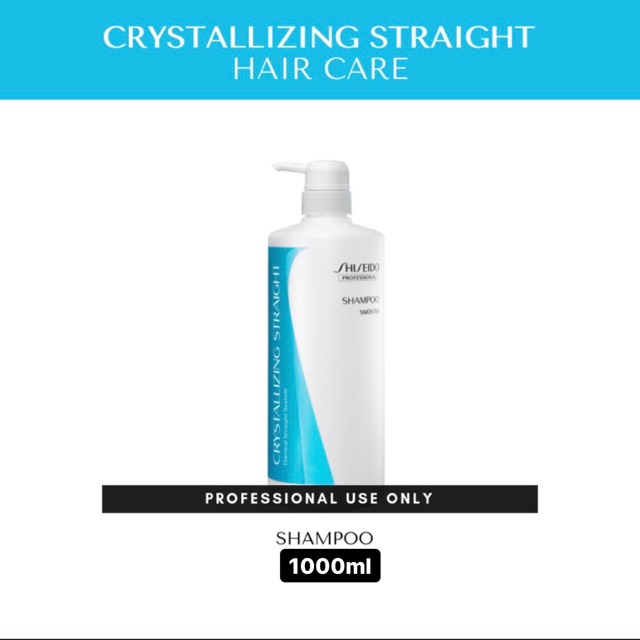 Shiseido Professional Crystallizing Straight Hair Smoothing & Rebonding Shampoo 1000ml