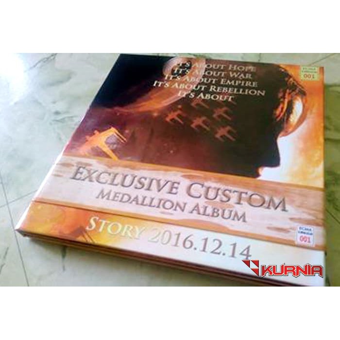 Langsung Order Koin Star Wars Alfamart -ALBUM UNTUK 38 MEDALI- "EDISI CUSTOM ver.2" Terlaris