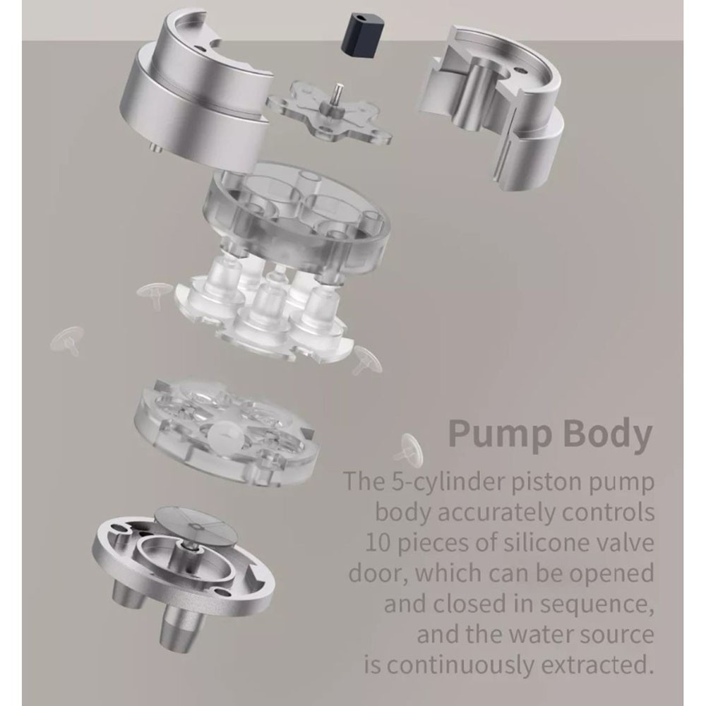 MI 3LIFE Pompa Air Galon Water Pump Rechargeable USB Touch Switch - White