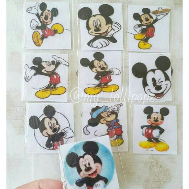 

Edible Rice Paper tema Mickey/ Minney