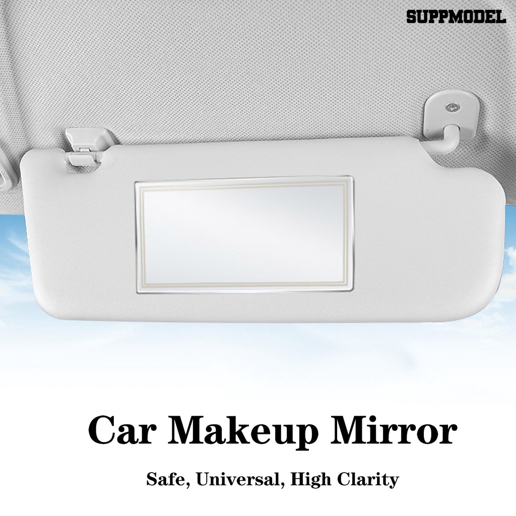 Sfs Cermin Makeup Mini Bahan Stainless Steel Untuk Visor Interior Mobil