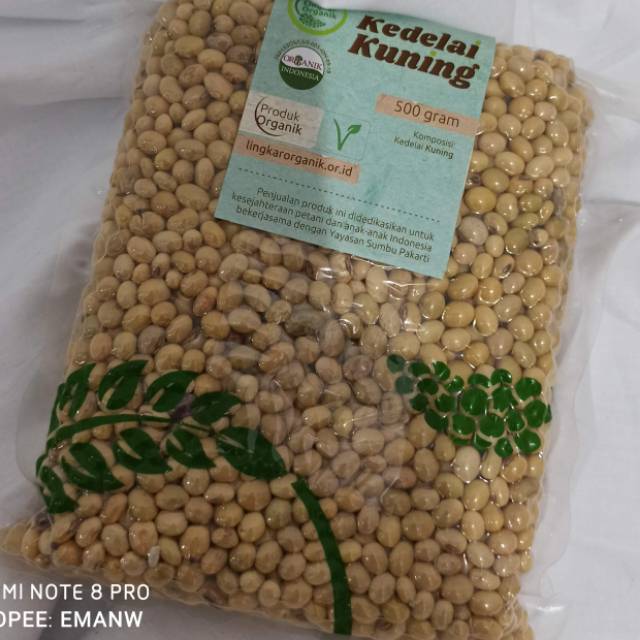 Kacang Kedelai Kuning Lingkar Organik 500 gram